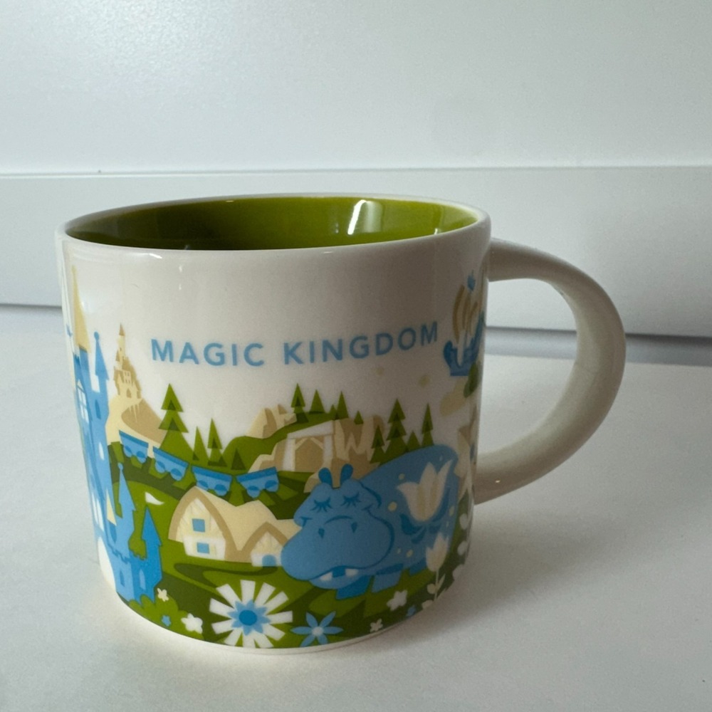 Starbucks Disney Parks MAGIC KINGDOM "You Are Here Collection" 14oz‎ Mug Retired